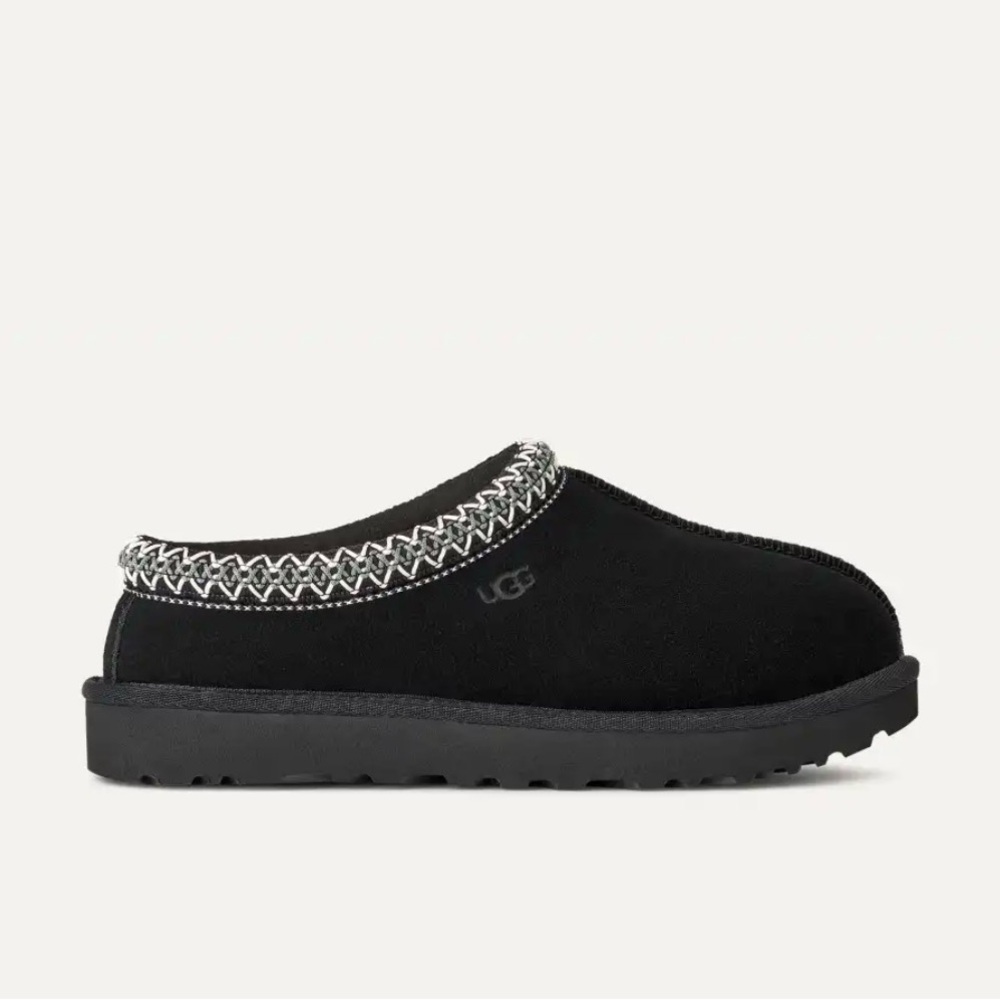 UGG Black Suede Tasman slippers 12
